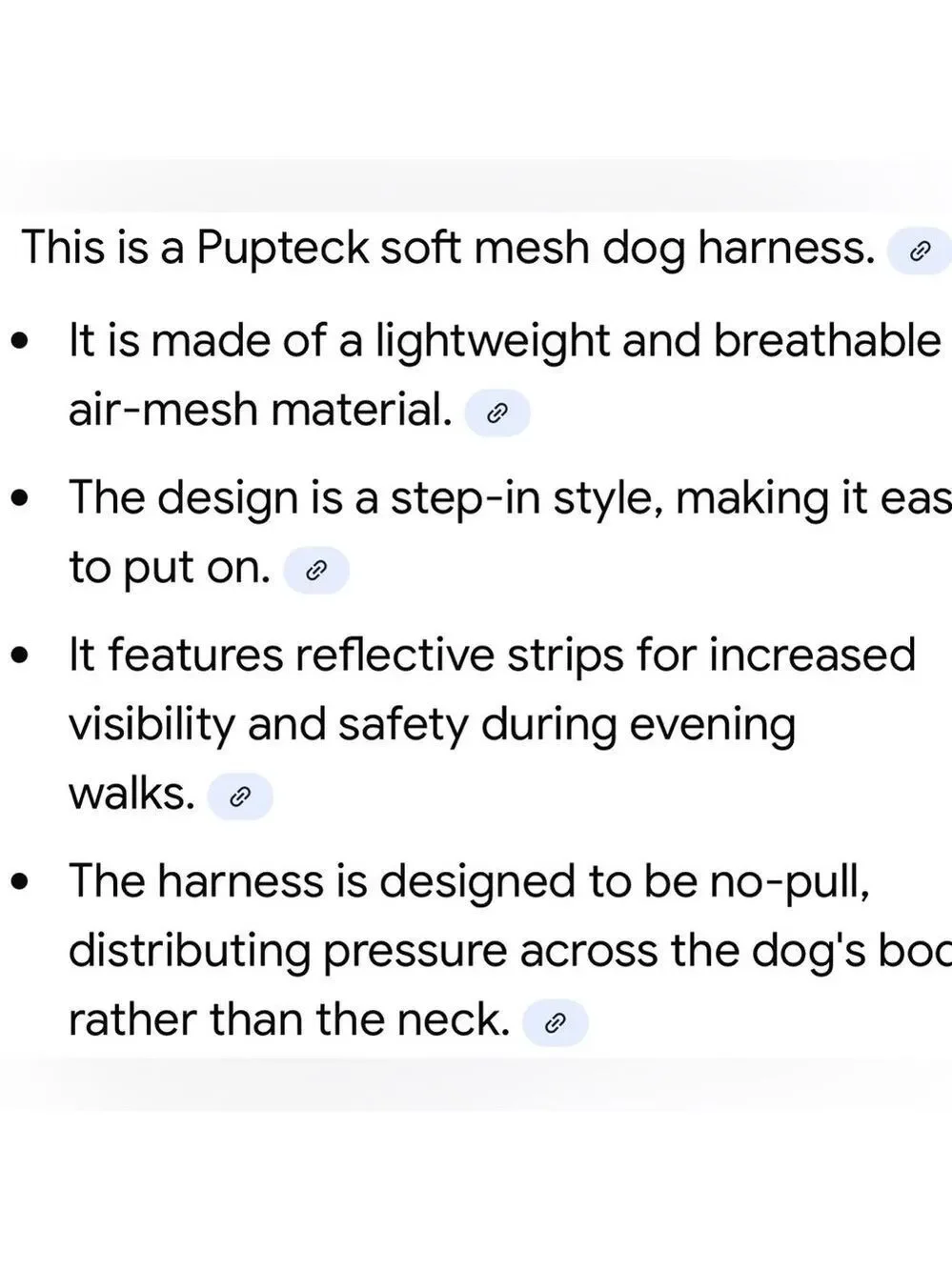 NWT Puptech Purple Plaid Pet Harness. Size Medium